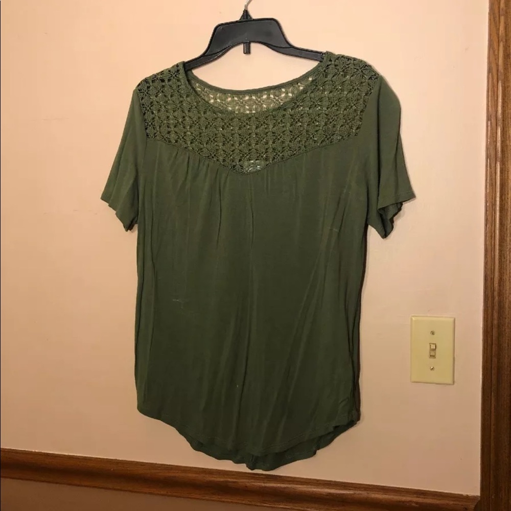Green top from Old Navy